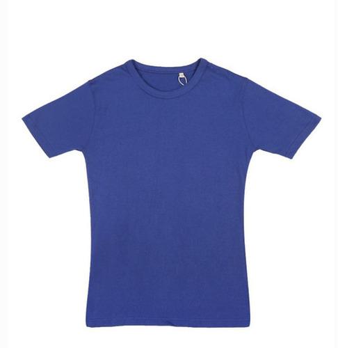 T- SHIRTS Round Neck Sustainable Heather Blue