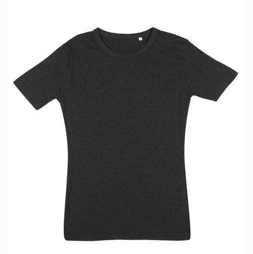 T- SHIRTS Round Neck Sustainable Charcoal Melange