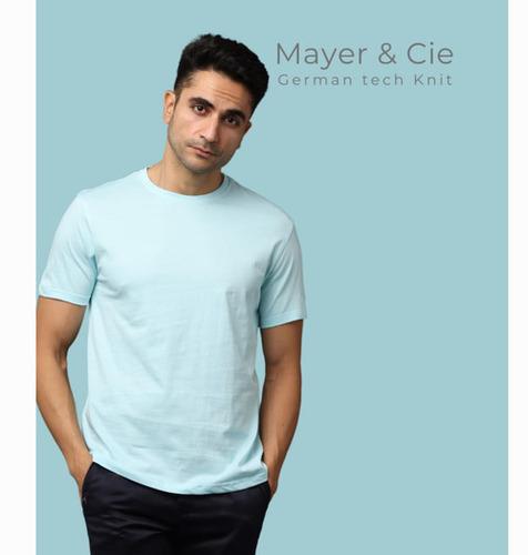T- SHIRTS Round Neck PIMA Mint Blue