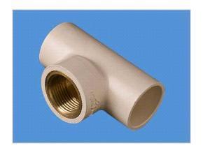 CPVC Brass Threaded Tee