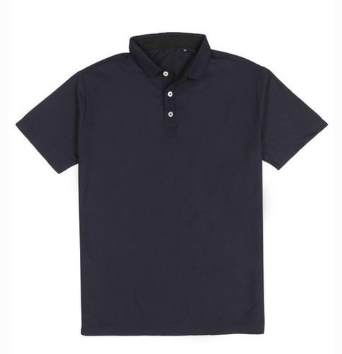 T- SHIRTS Collar Poly Midnight Navy