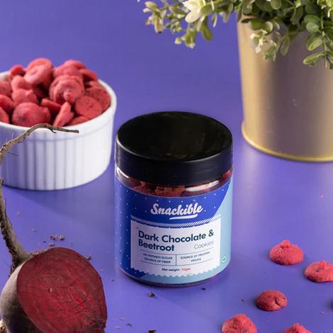 Dark Chocolate & Beetroot Cookies