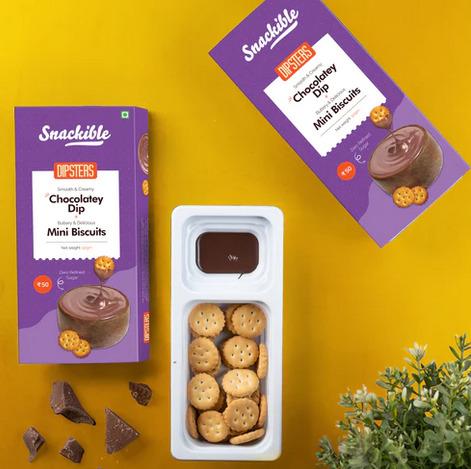 Chocolatey Dip with Mini Biscuits