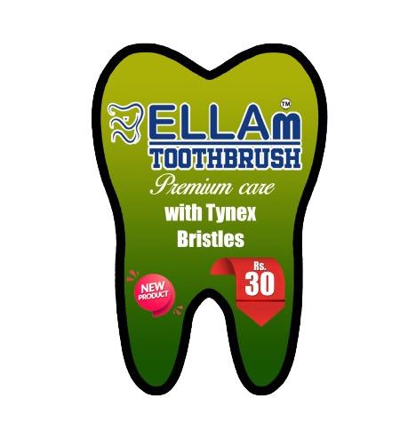 ELLAm TOOTHBRUSH Premium Care with Tynex Bristles