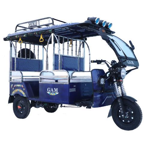 Blue E-Rickshaw