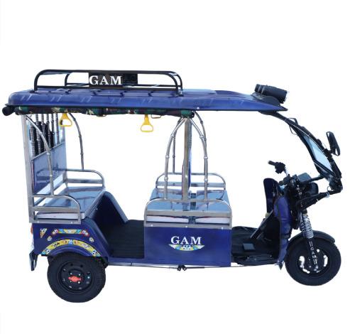Blue E-Rickshaw