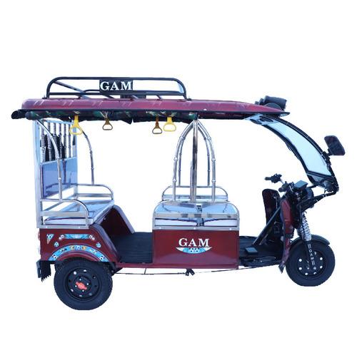 Red E-Rickshaw