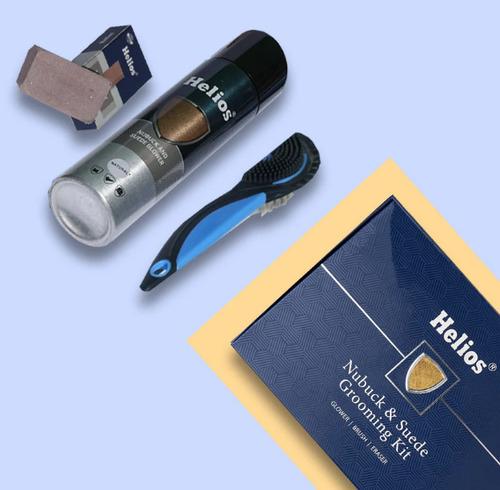 HELIOS NUBUCK SUEDE GROOMING COMBO