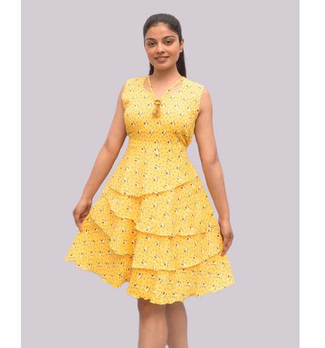 Three-Layered Frill Frock