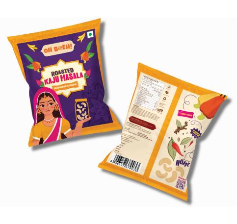 Roasted and flavored Kaju Masala