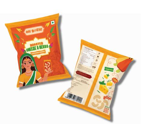 Roasted and flavored Cheese and Herbs Cashew