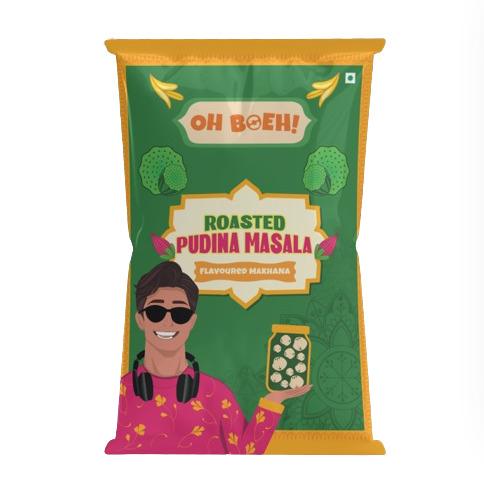 Roasted and flavored Pudina Masala Makhana