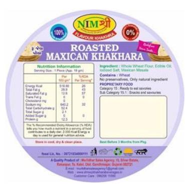 FLAVOURED ROASTED MAXICAN KHAKHRA