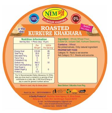 FLAVOURED ROASTED KURKURE KHAKHRA