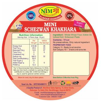 ROASTED MINI SCHEZWAN KHAKHRA