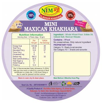 ROASTED MINI MAXICAN KHAKHRA