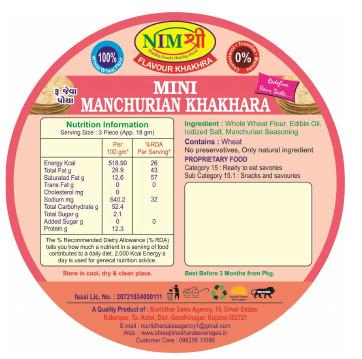 ROASTED MINI MANCHURIAN KHAKHRA