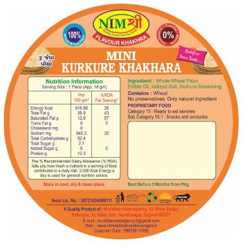 ROASTED MINI KURKURE KHAKHRA