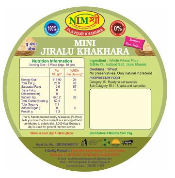 ROASTED MINI JIRALU KHAKHRA