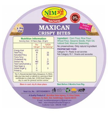 ROASTED MAXICAN CRISPY NACHOS