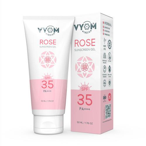 Rose Sunscreen Gel