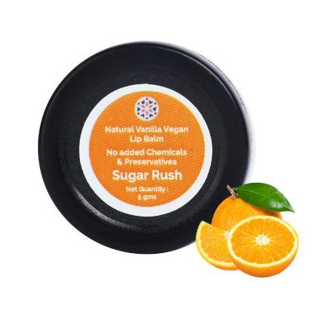 Natural Vanilla Vegan Lip Balm Sugar Rush