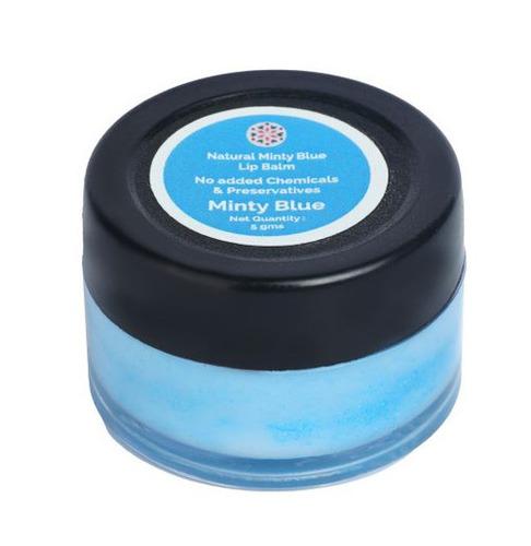 Natural Minty Blue Lip Balm