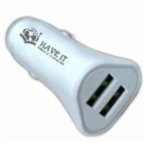 CAR CHARGERS - H-CC03 4.0A SAFTY  HAMMER SERIES PLASTIC