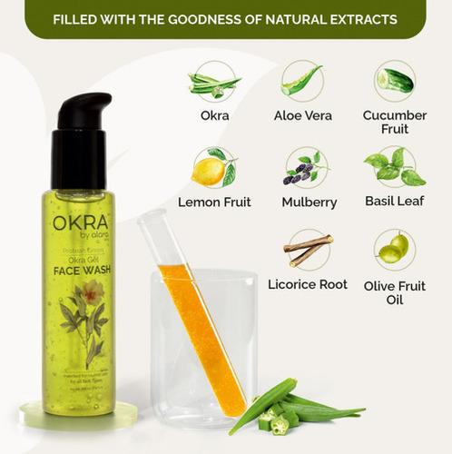 Okra Gel Facewash