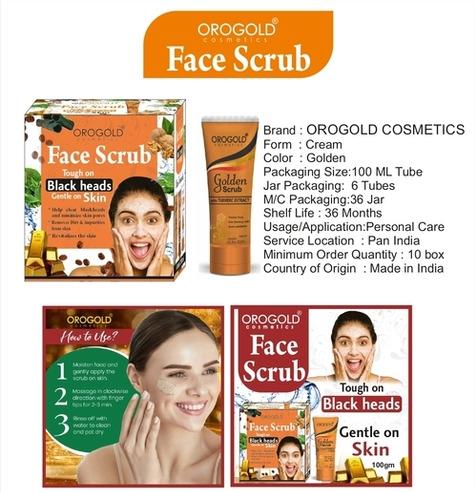 Golden Face Scrub