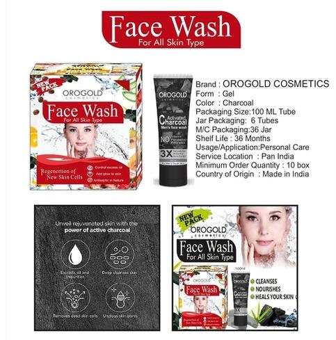 Charcoal Mens Face Wash