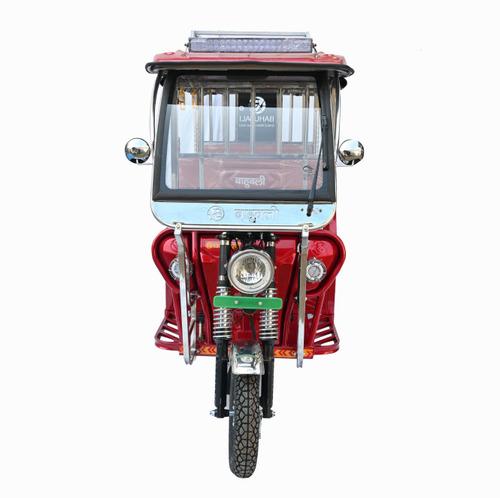 Bahubali Deluxe Electric Rickshaw Red