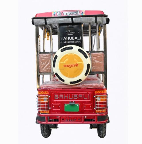 Bahubali Deluxe Electric Rickshaw Red