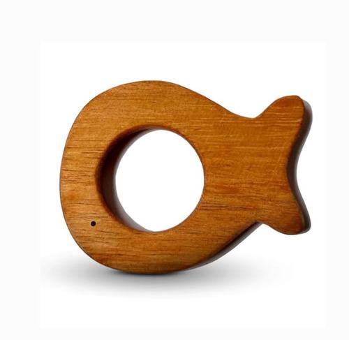 Wooden Fish Lacing Toy