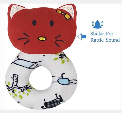 Soft Round Kitty Rattle