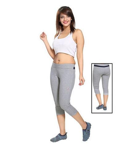 Light Grey Laddies Sport Capri