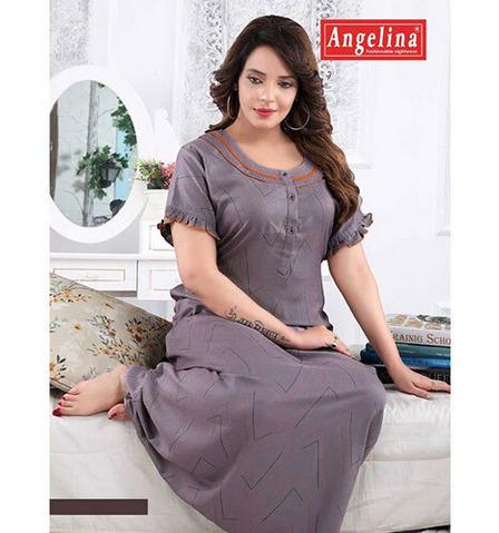 Ladies Fancy Sleeves Nighty