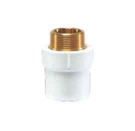 Male Adapter Plastic Threaded Brass
