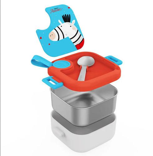 Lunchmate Mini Stainless Steel Lunch Box with Spoon 500 ML 