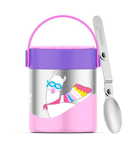 Mealmate Insulated Lunch Flask with Folding Spoon 418 ML 