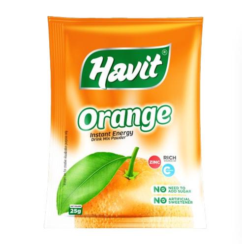 Orange Instant Energy Drink Mix Powder