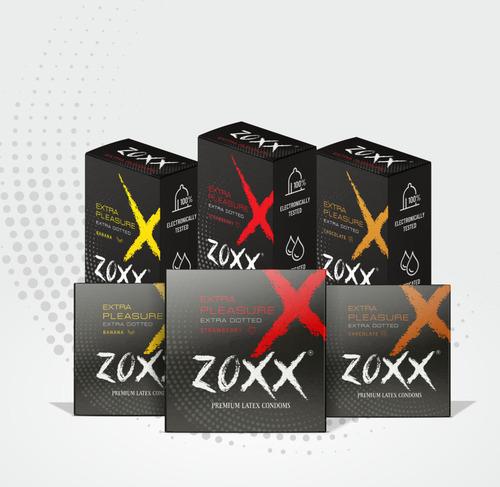 Zoxx Premium Latex Condoms Extra Dotted Condoms