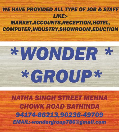 Wonder Group Placement office