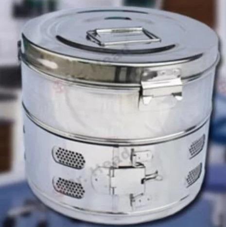 Stainless Steel Hospital Dressing Drum