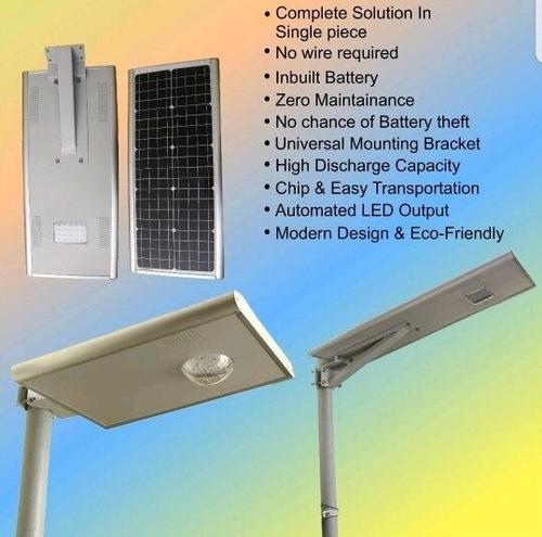 Solar Integrated Street Lights