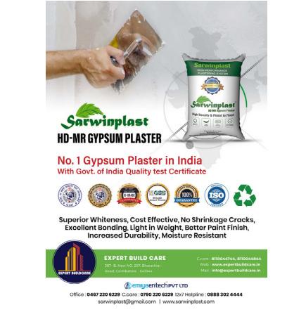 Sarwinplast - HDMR Gypsum Plaster