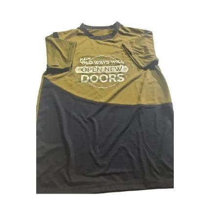 Mens Polyester Printed T Shirt