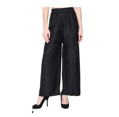 Ladies Black Polyester Palazzo