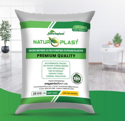 NATURO PLAST - Micro Refined Ultra Purified Gypsum Plaster