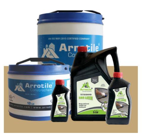 Tetrabond SBR Latex Mortar And Screed Modifier Cum Bonding Aid (45% Solid Content)